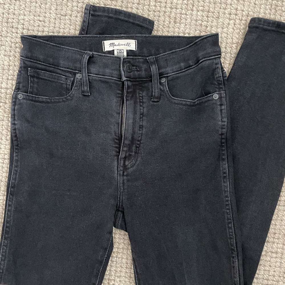 Madewell 10 inch high rise skinny jeans
